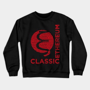 Ethereum Classic (red) Crewneck Sweatshirt